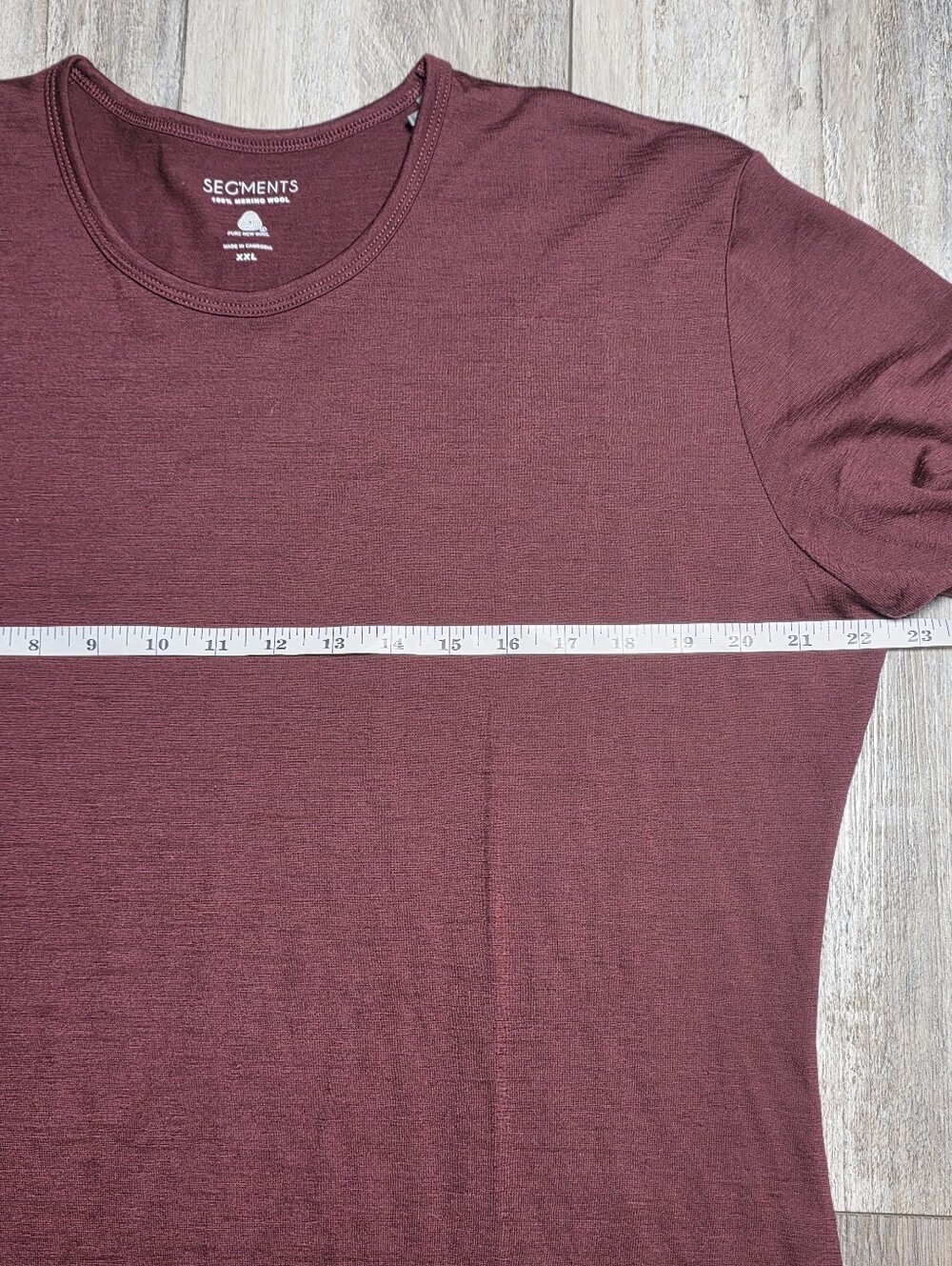 Seg'ments Women's 100% Merino Wool Longsleeve Shirt Sz XXL - Picture 3 of 5